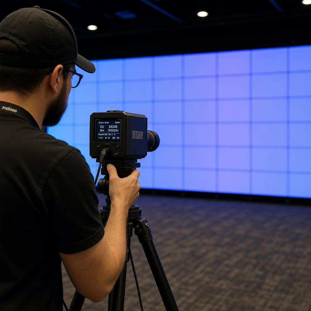 Digital signage visualization of how do i calibrate an led wall?