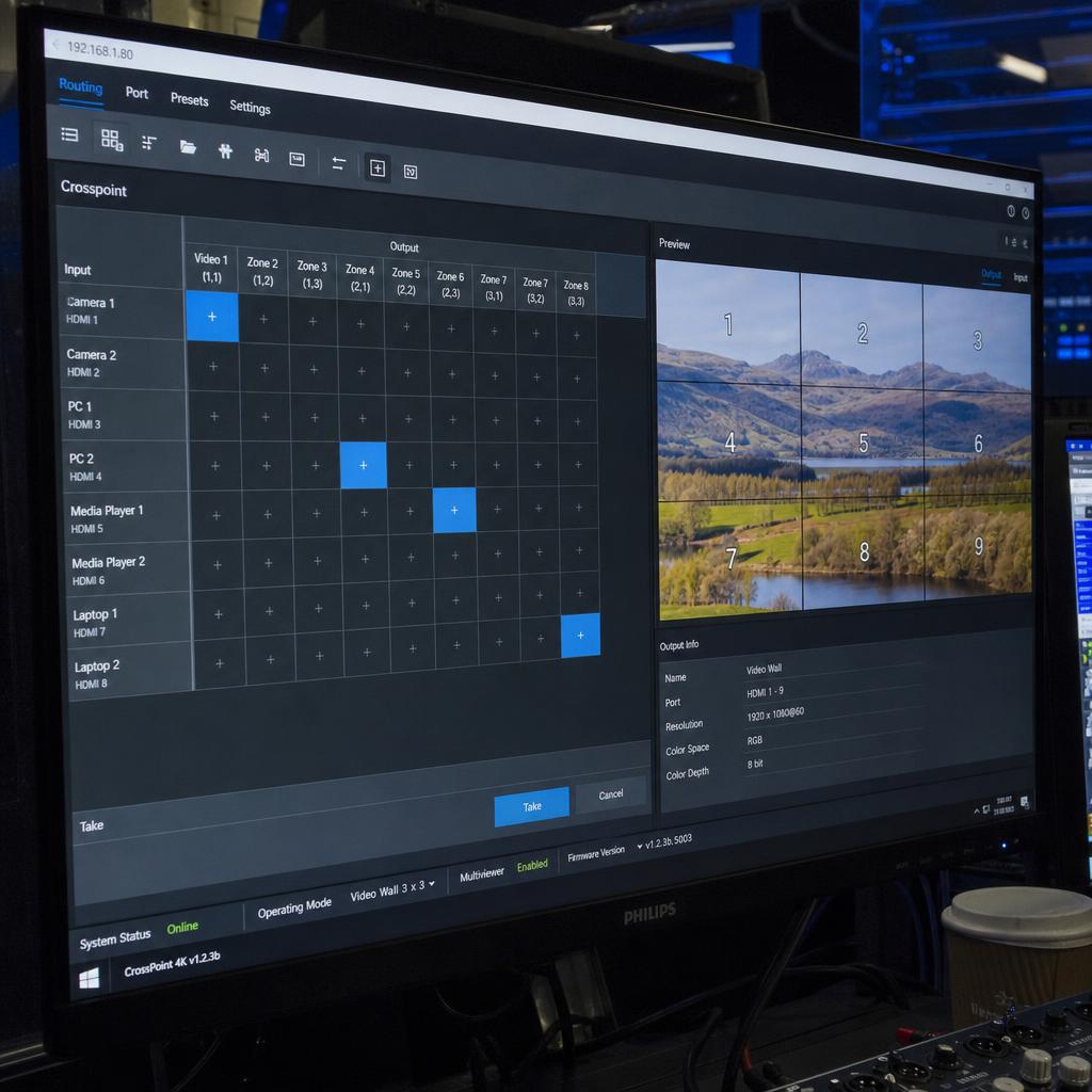 Supporting display view for how do video wall controllers work?
