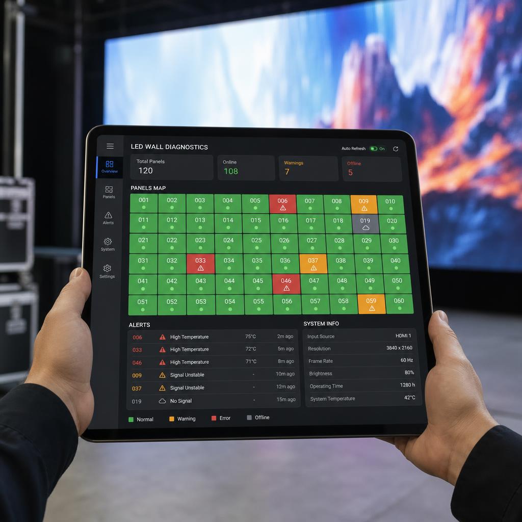 Supporting display view for what causes led wall failures?