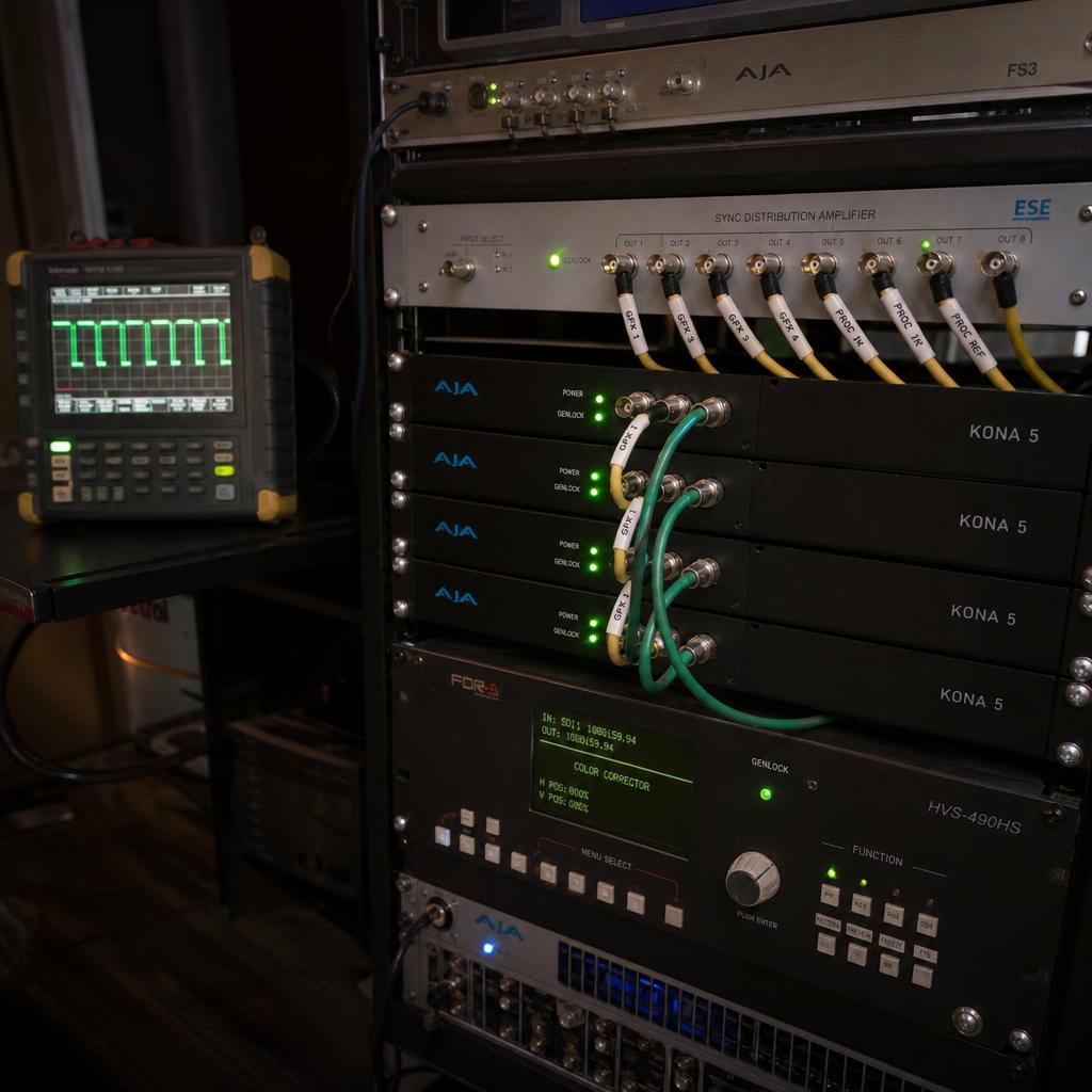 Supporting display view for what is genlock synchronisation?