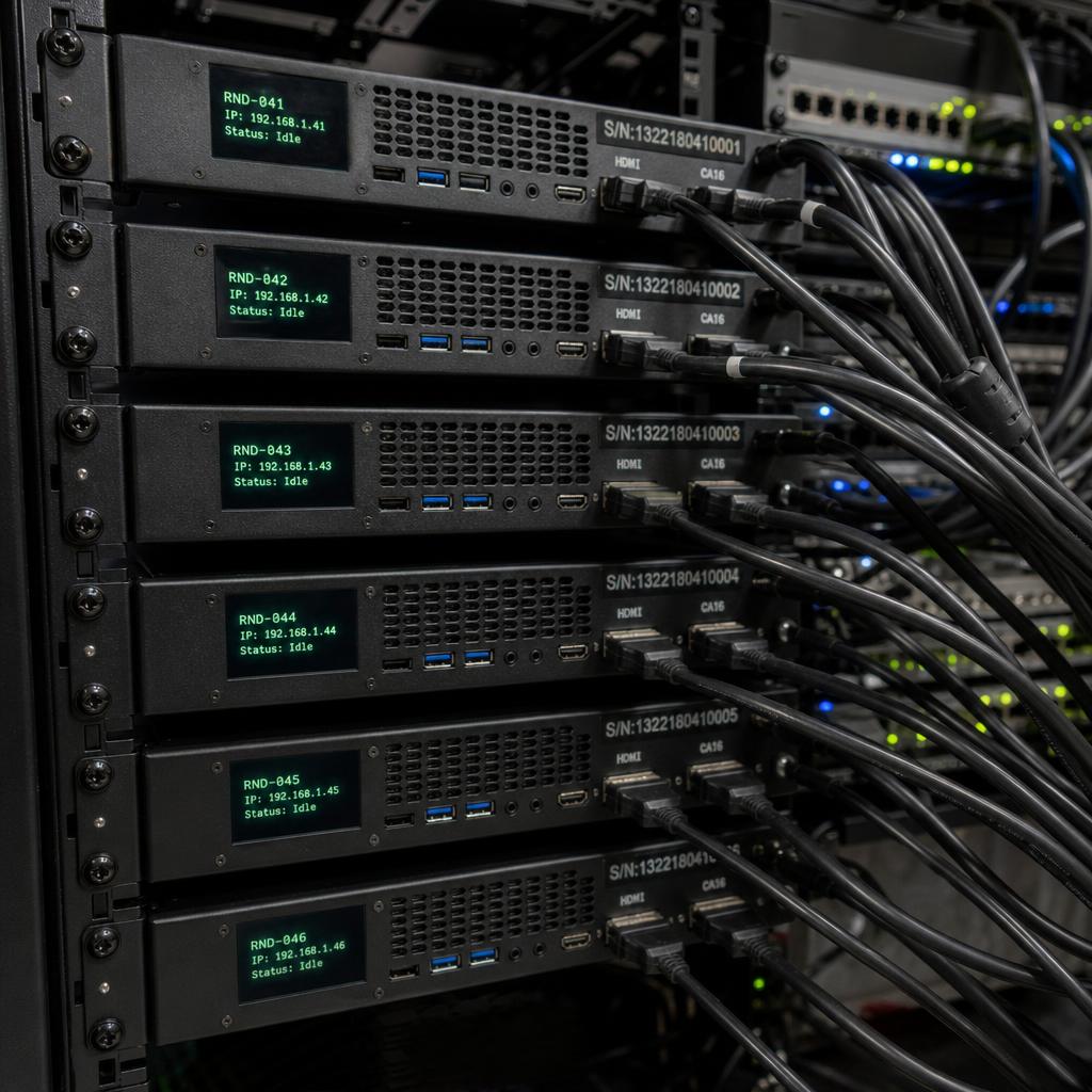 Digital signage visualization of what is multi-node rendering?