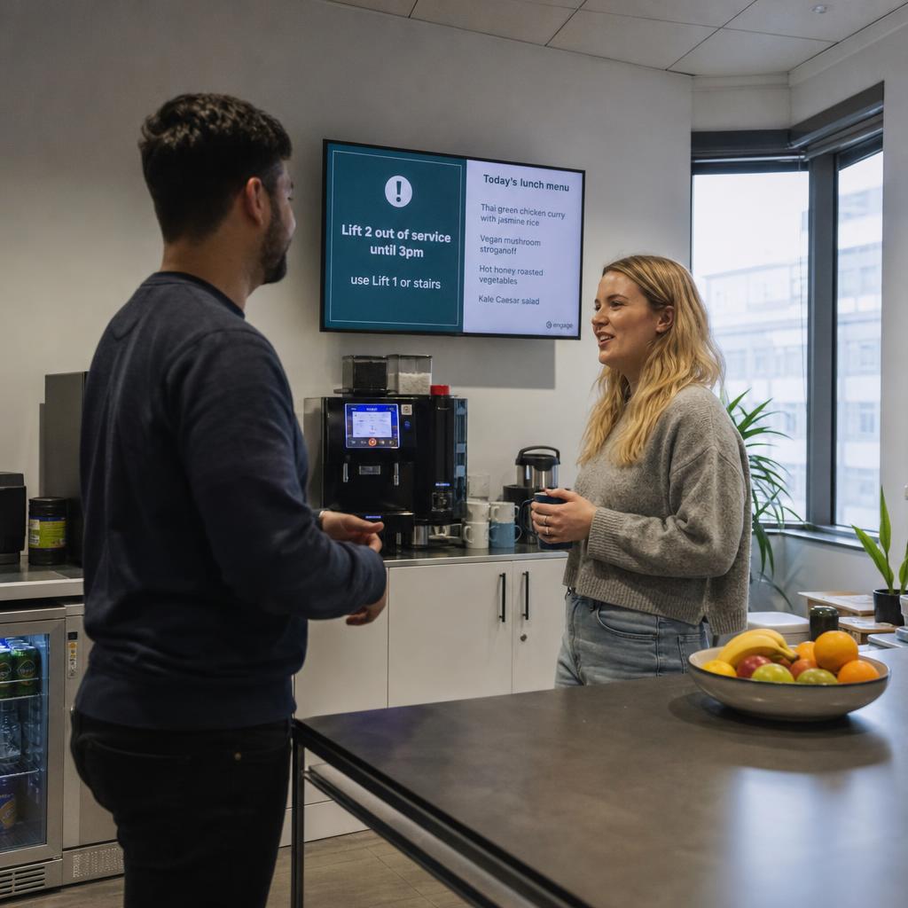 Digital Lobby Signage That Actually Works — digital signage in action