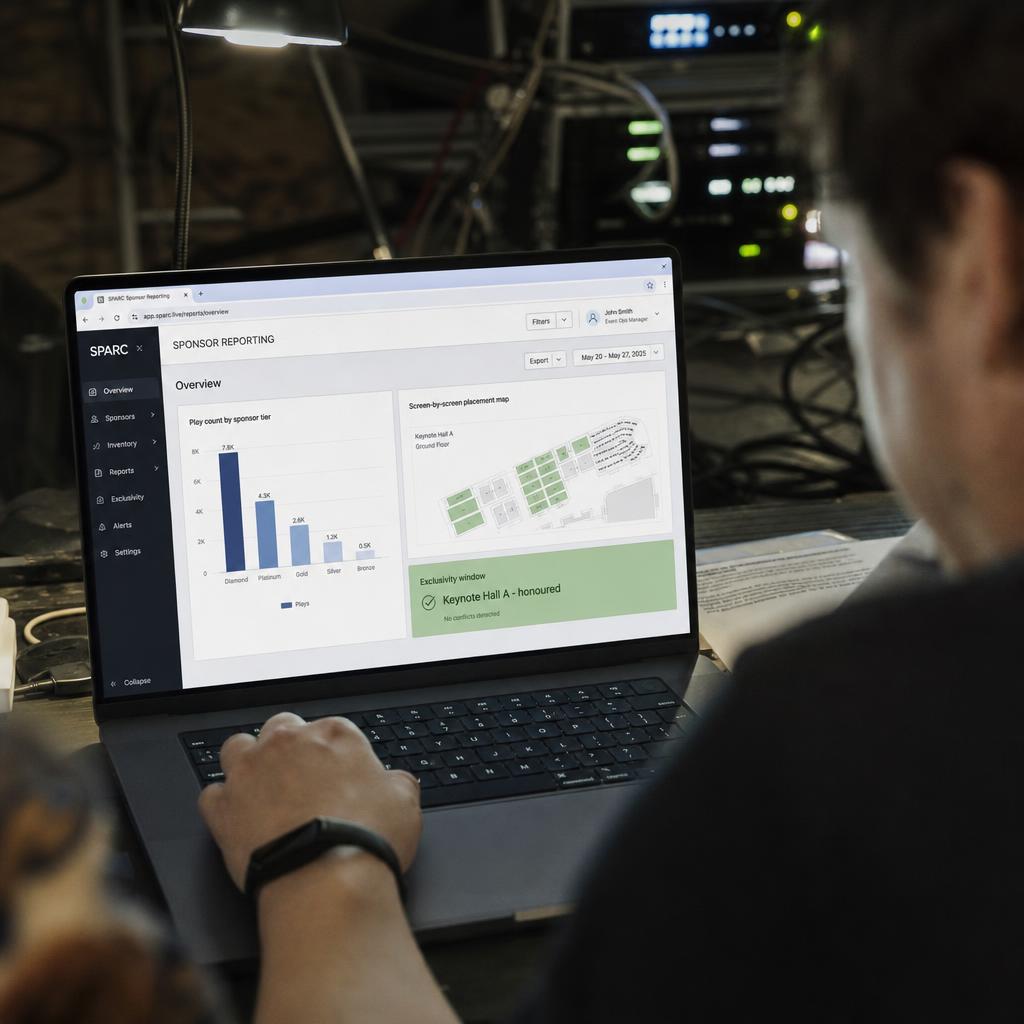 Event Digital Signage Sponsorship Guide — digital signage in action