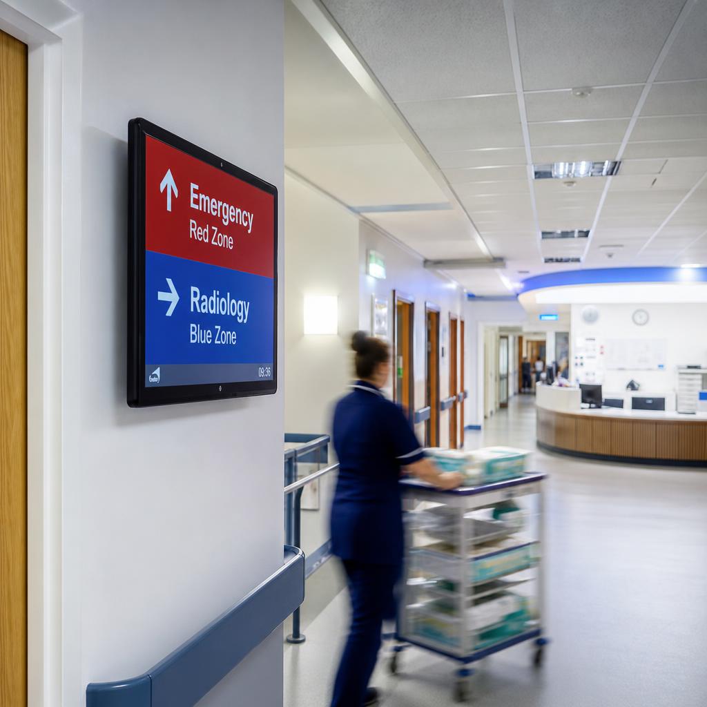 Healthcare Digital Signage for Emergencies