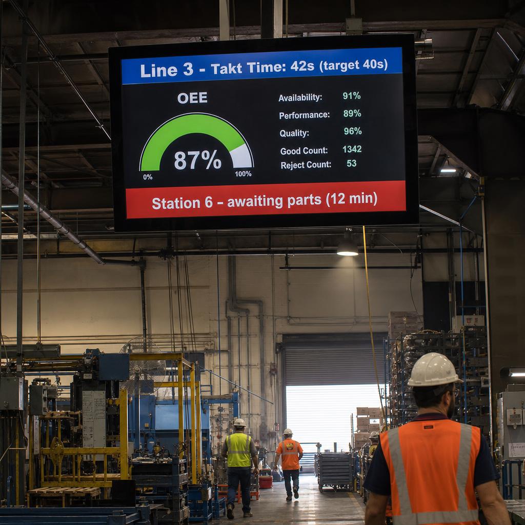 Manufacturing Digital Signage Guide