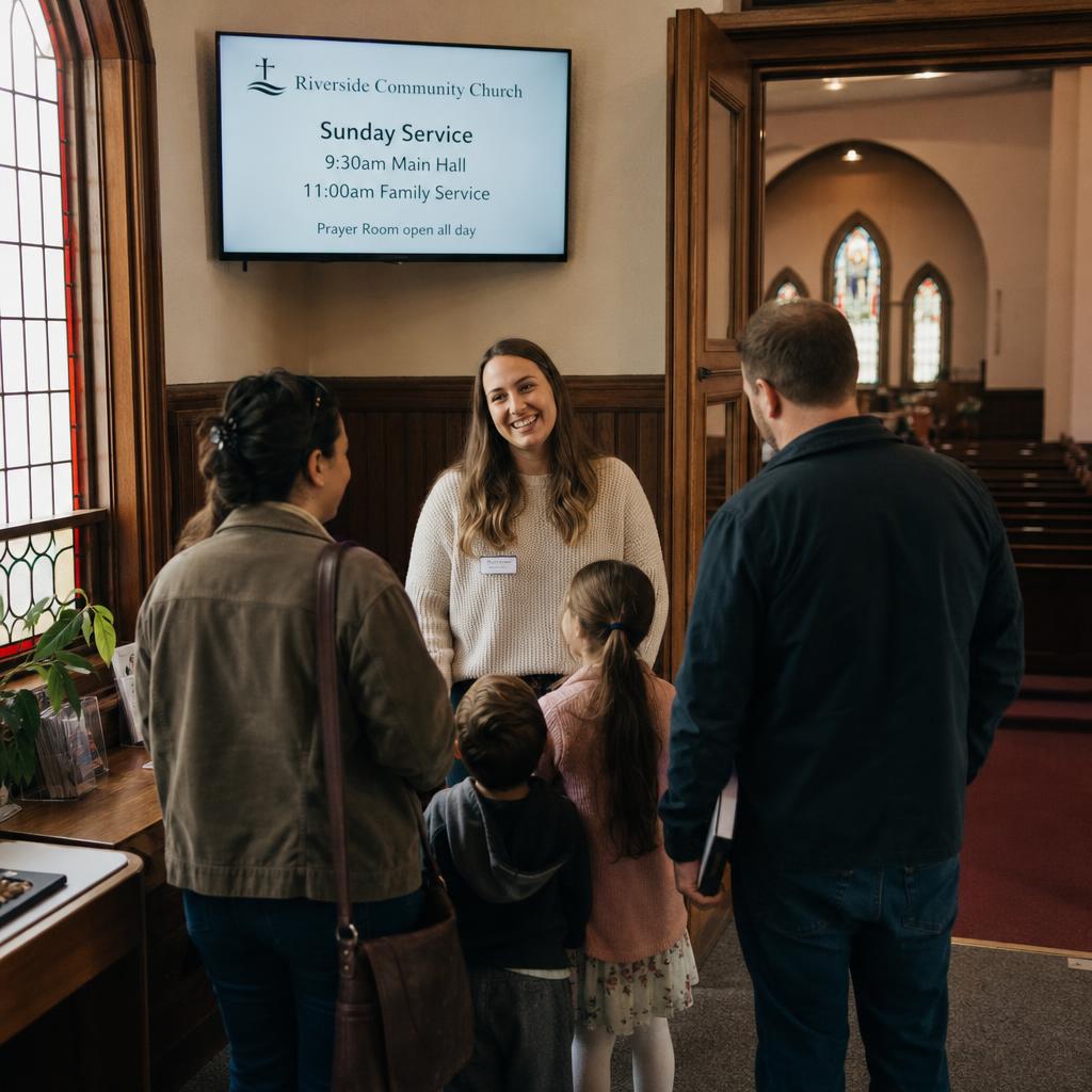 Digital Signage for Places of Worship — article cover