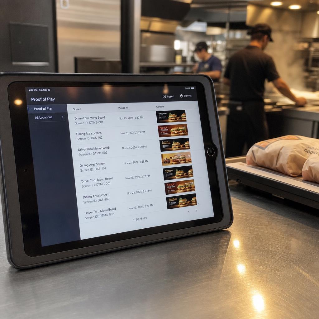 Menu Board Analytics: A QSR Guide — digital signage in action