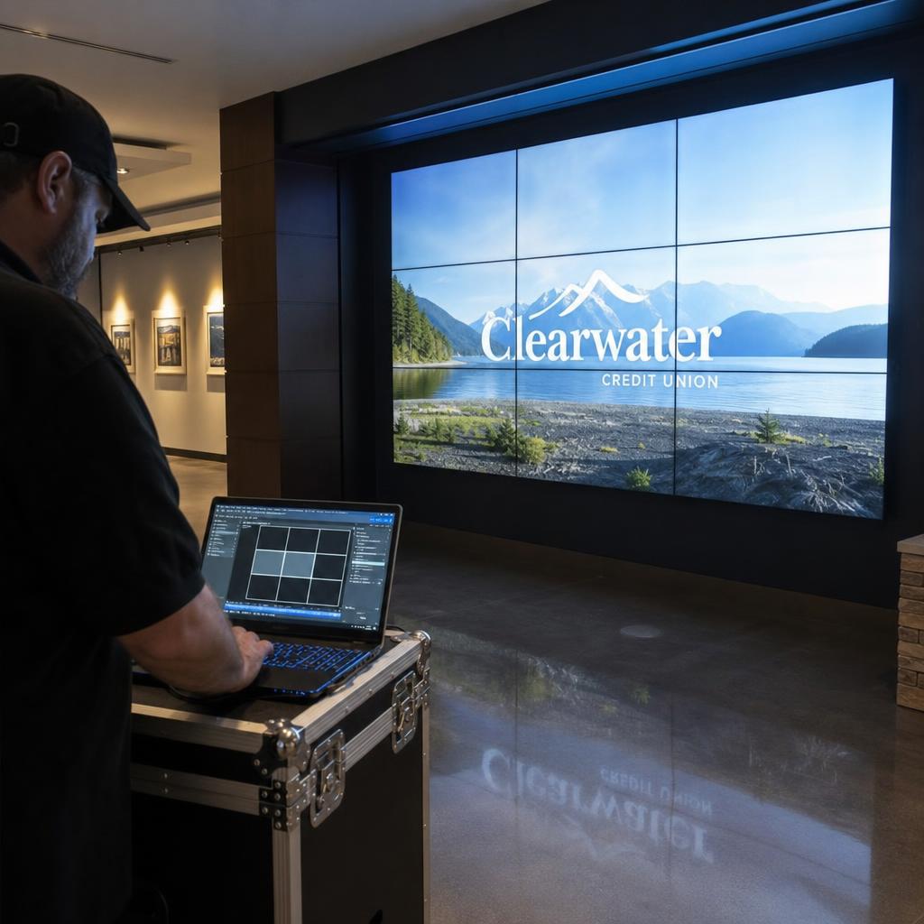 Video Wall Software: How Multi-Display Synchronisation Works — article cover