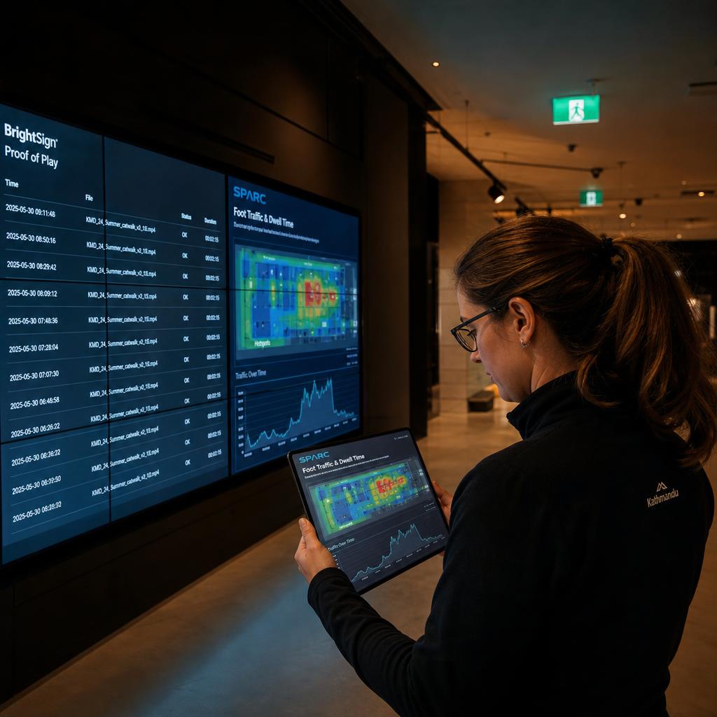 Enterprise display deployment supporting the SPARC vs BrightSign use-case comparison