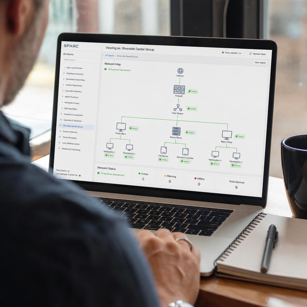 Enterprise display deployment supporting the SPARC vs Engagis use-case comparison