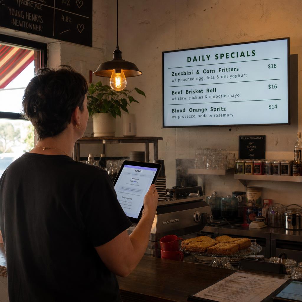 Enterprise display deployment supporting the SPARC vs Just Digital Signage use-case comparison