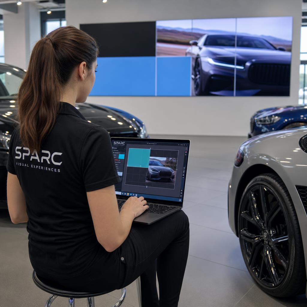 Enterprise display deployment supporting the SPARC vs ScreenCloud use-case comparison