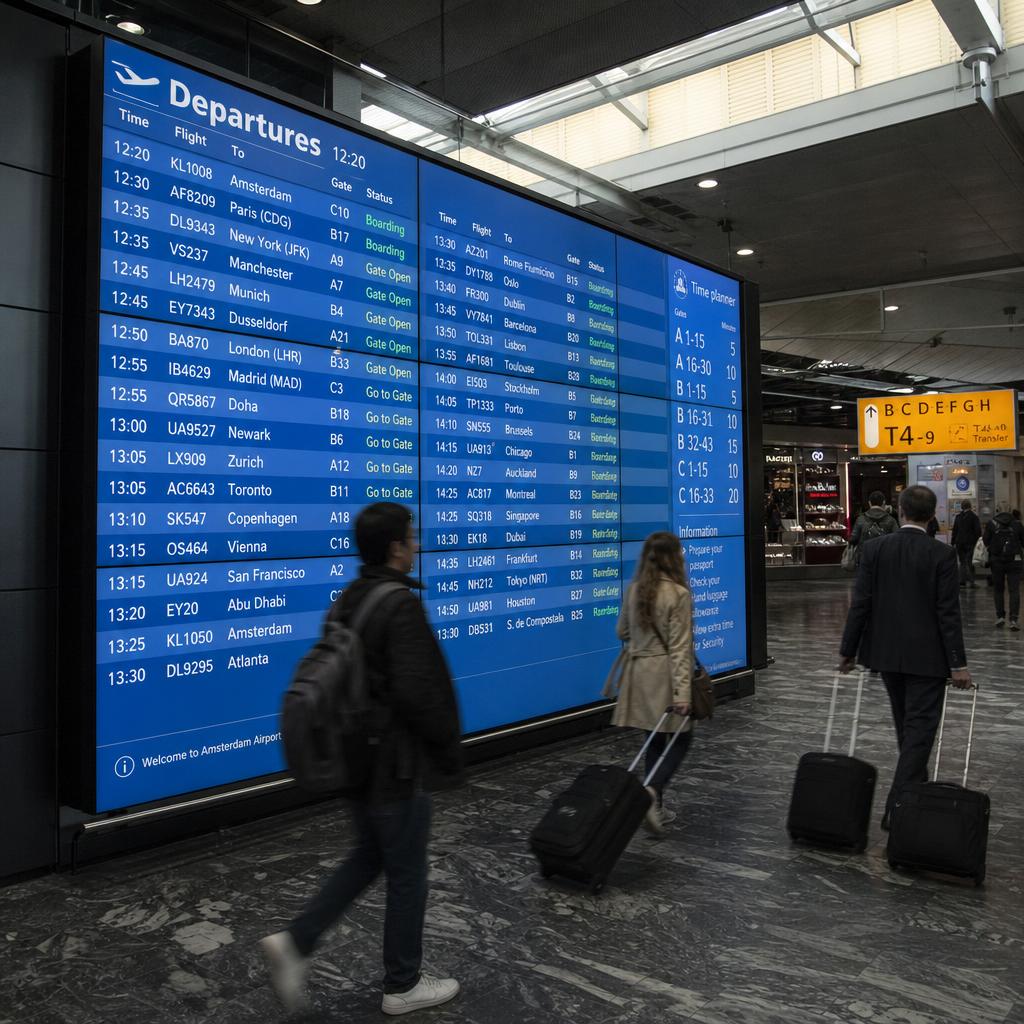 Connected digital displays delivering a coordinated customer experience