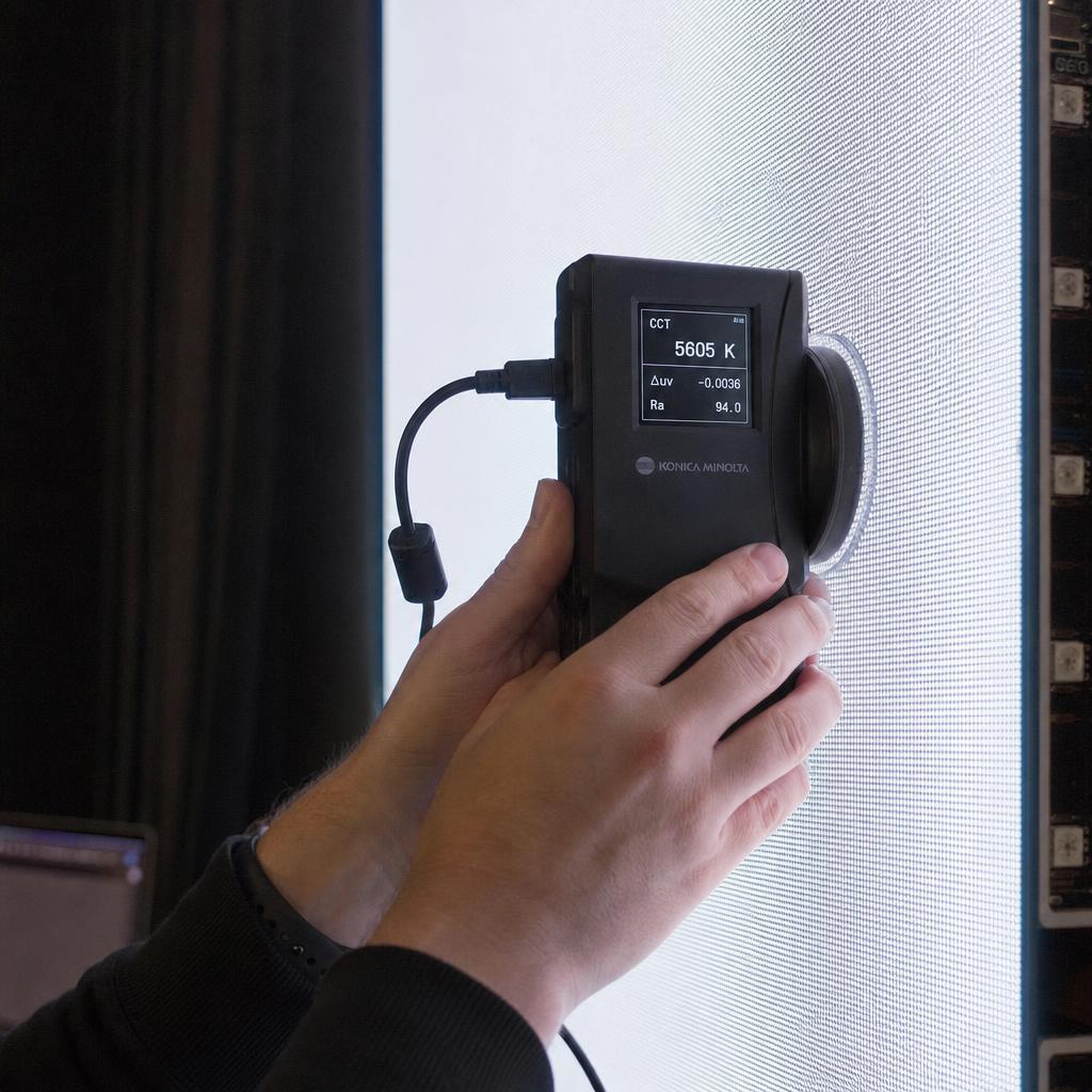 Digital signage setup for how to calibrate led wall colors