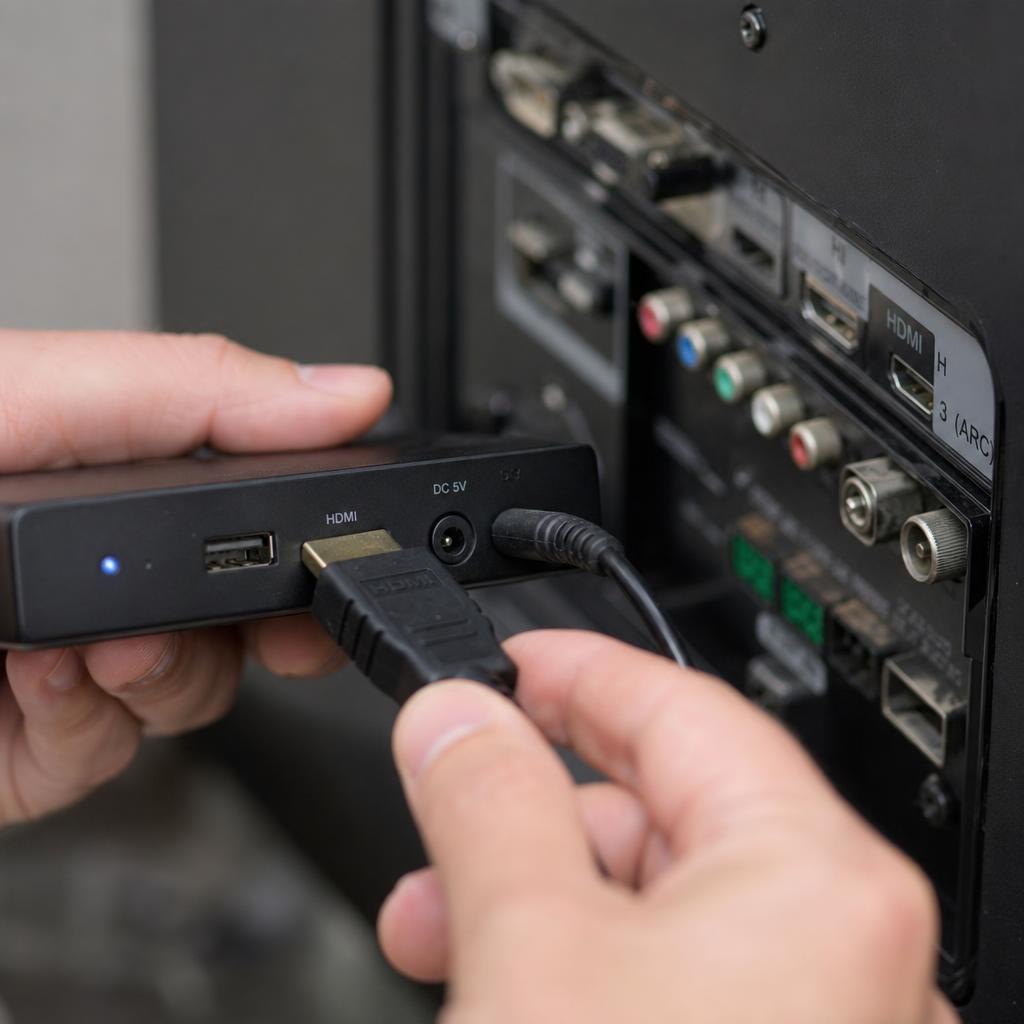Reference display for how to set up digital signage
