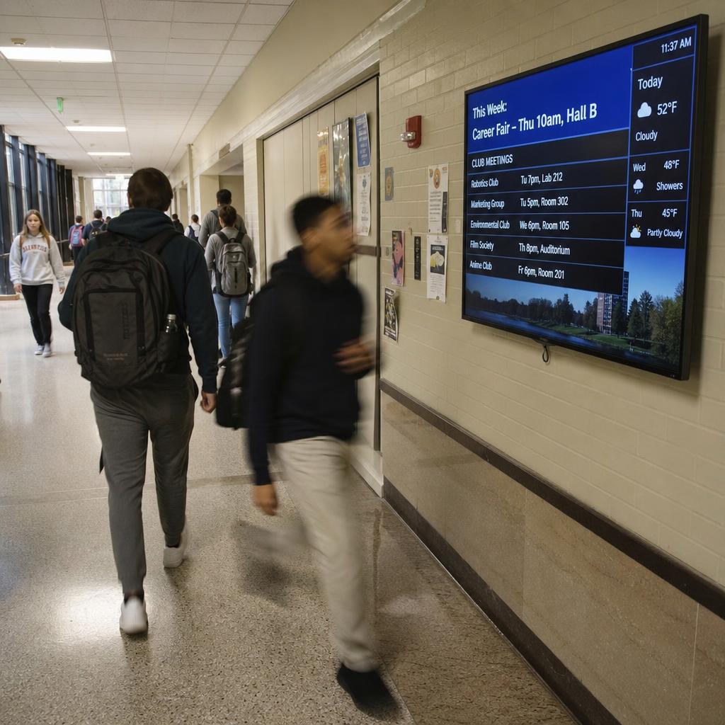 Education digital signage