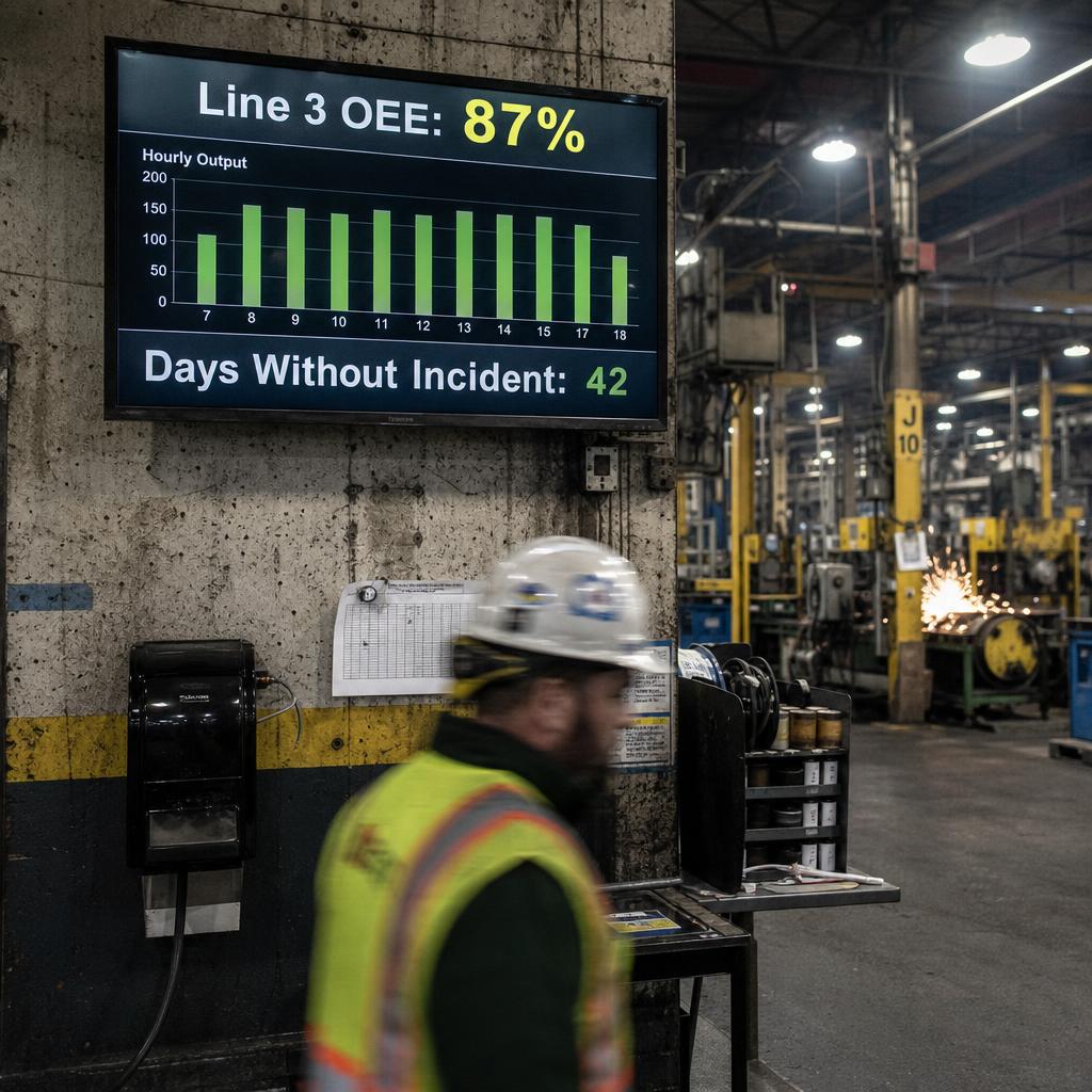 Manufacturing digital signage
