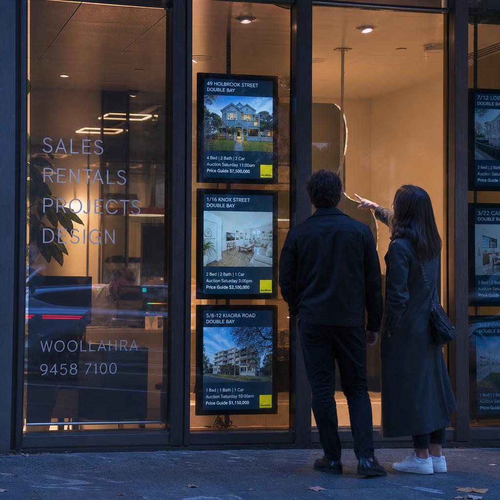 Real Estate digital signage