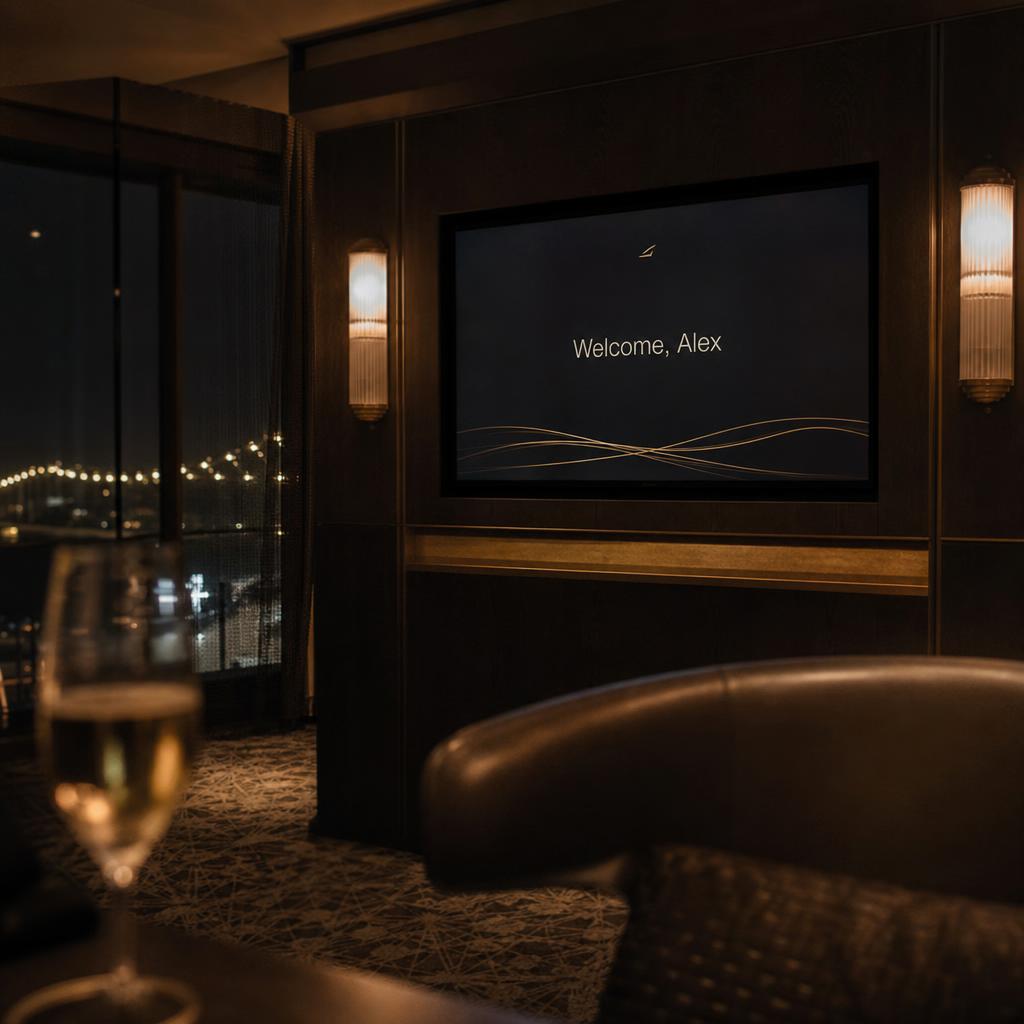 Digital signage in VIP & Executive Spaces environment