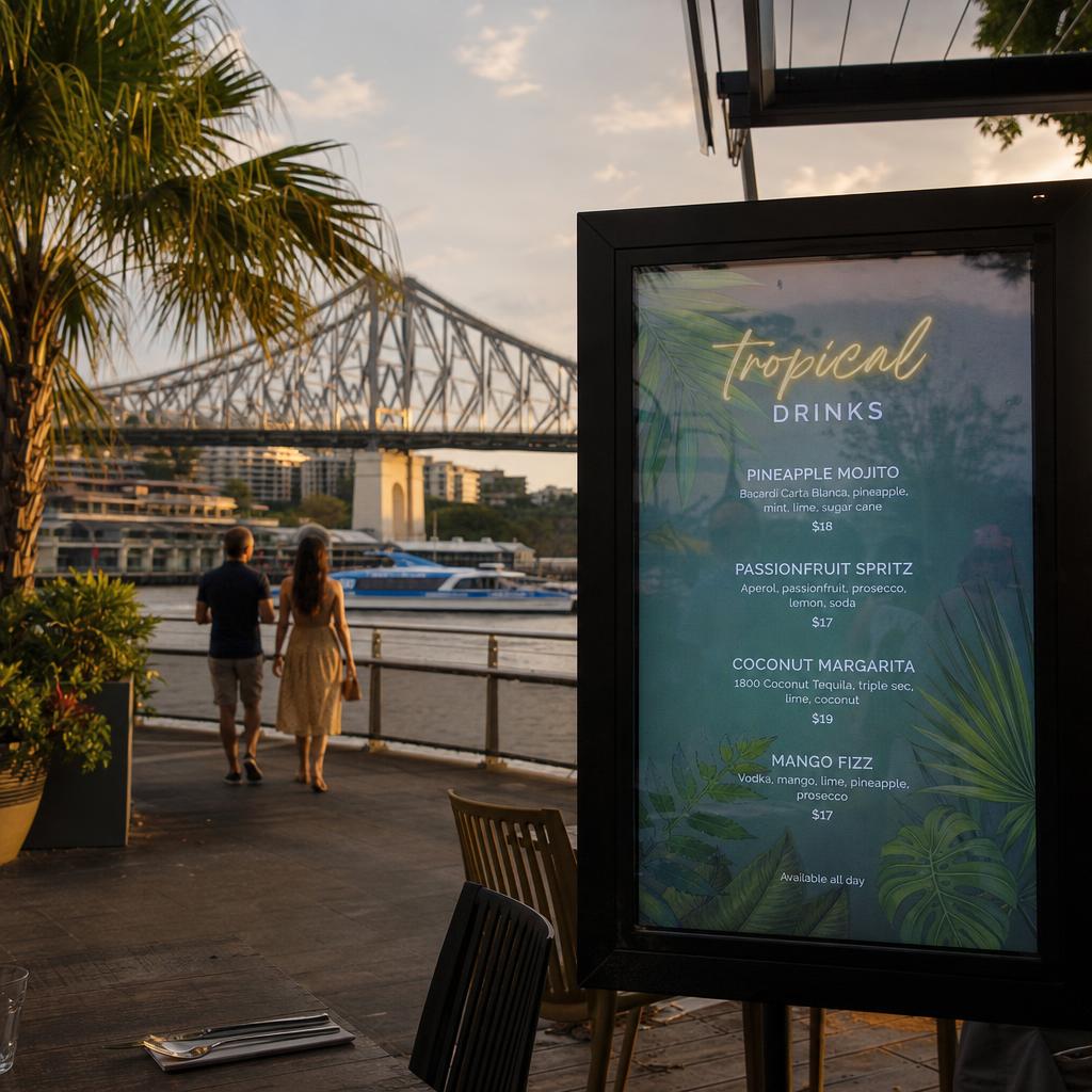 Digital signage installation in Brisbane