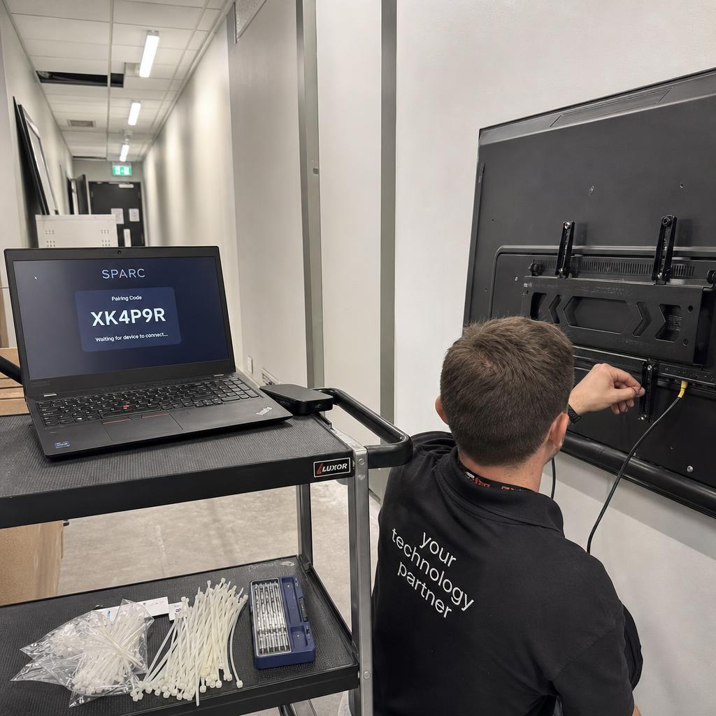 Commercial media players and displays for a flexible SPARC hardware deployment