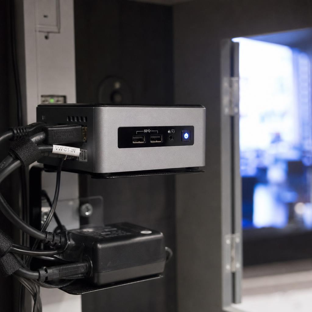 Windows digital signage player driving a high-resolution commercial display