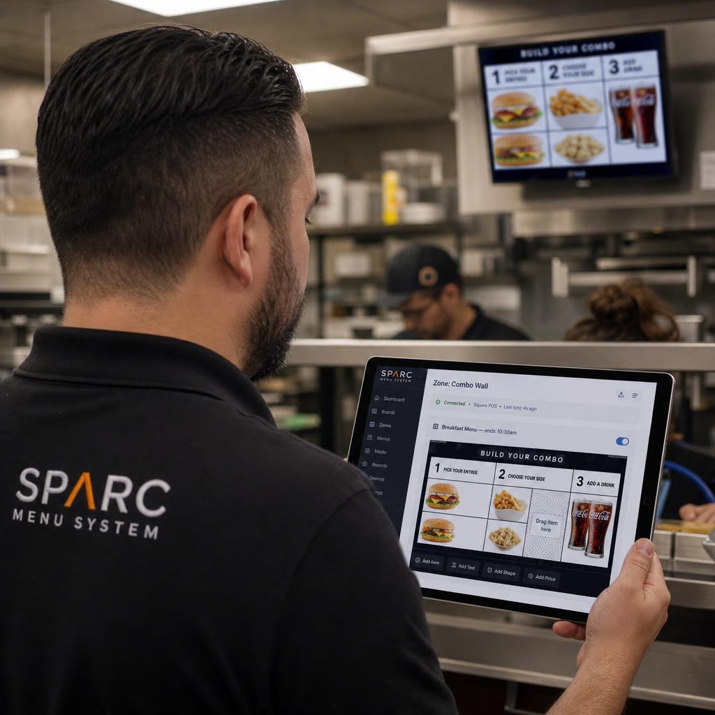 Digital Menu Boards platform supporting real-world screen deployments