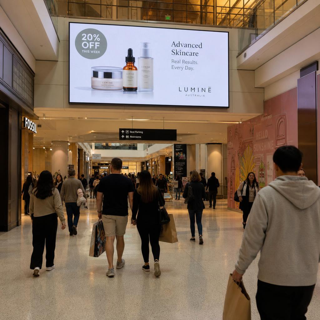 DOOH & Programmatic Advertising digital signage in use