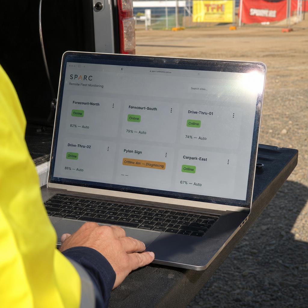 Outdoor Digital Signage platform supporting real-world screen deployments